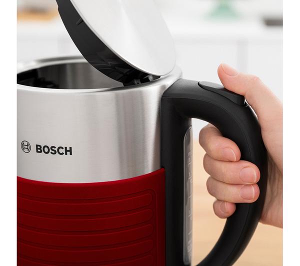 BOSCH Silicone TWK7S04GB Jug Kettle - Red image number 6