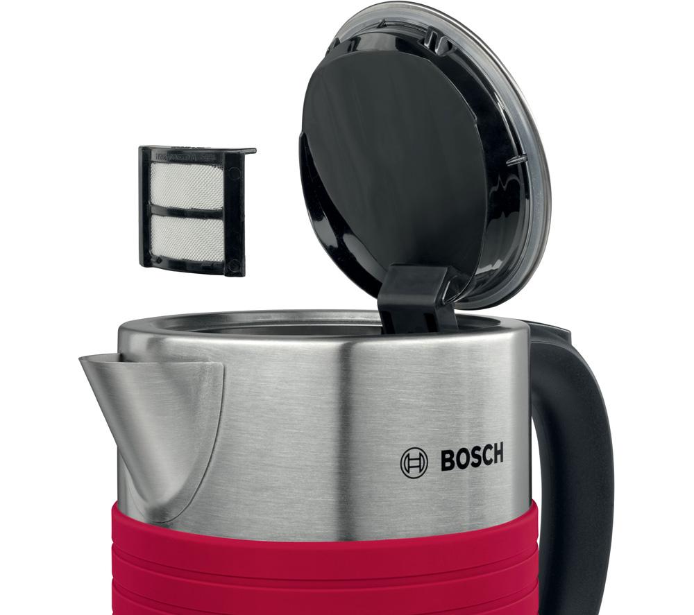 BOSCH Silicone TWK7S04GB Jug Kettle - Red image number 9 of 13