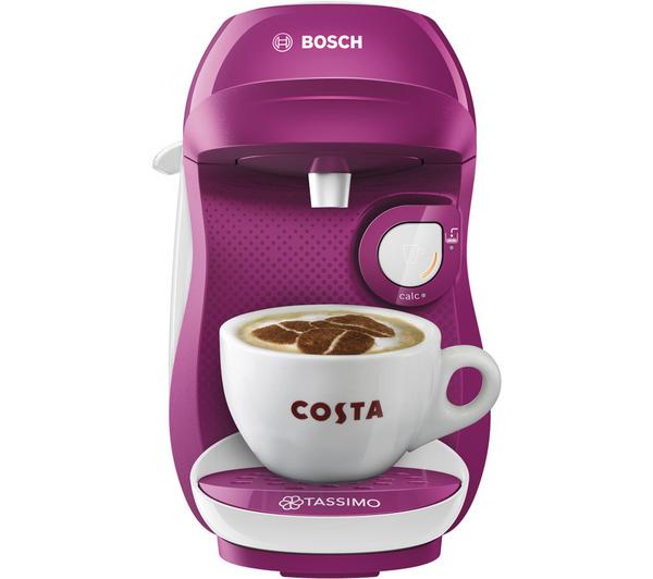 TASSIMO by Bosch Happy TAS1001GB Coffee Machine - Purple & White image number 0