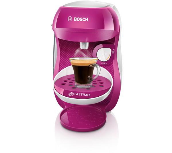 TASSIMO by Bosch Happy TAS1001GB Coffee Machine - Purple & White image number 2