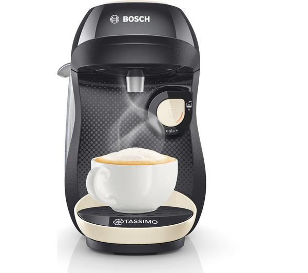 TASSIMO by Bosch Happy TAS1007GB Coffee Machine - Cream image number 4