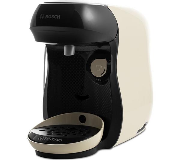 TASSIMO by Bosch Happy TAS1007GB Coffee Machine - Cream image number 9