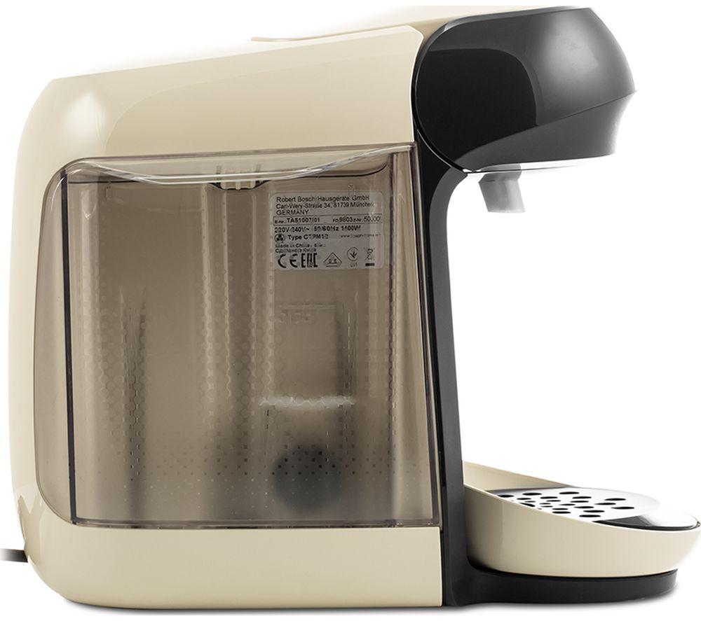 Tassimo TAS1007GB Happy Pod Coffee Machine - Cream