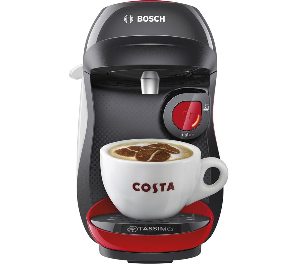 TASSIMO by Bosch Happy TAS1003GB Coffee Machine Red