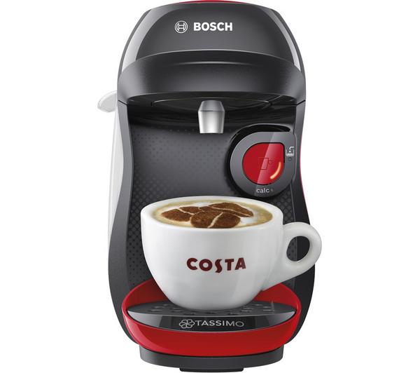 TASSIMO by Bosch Happy TAS1003GB Coffee Machine - Red image number 0