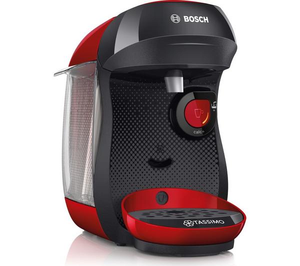 TASSIMO by Bosch Happy TAS1003GB Coffee Machine - Red image number 1