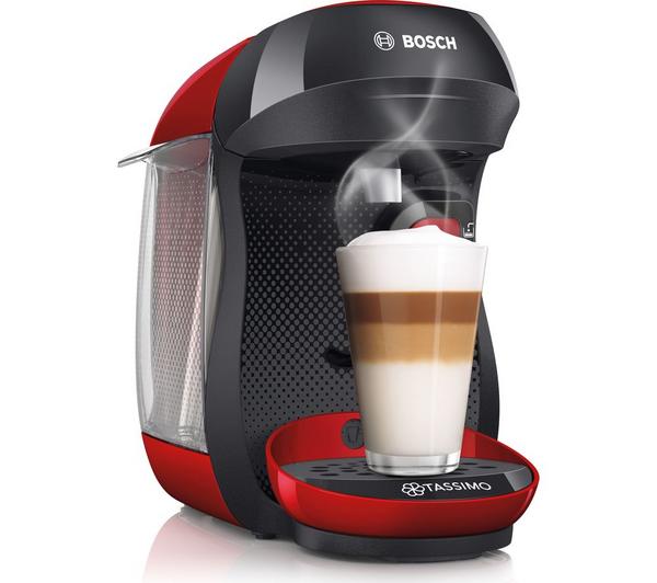 TASSIMO by Bosch Happy TAS1003GB Coffee Machine - Red image number 2