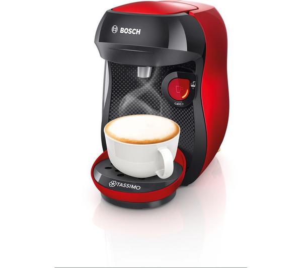 TASSIMO by Bosch Happy TAS1003GB Coffee Machine - Red image number 3