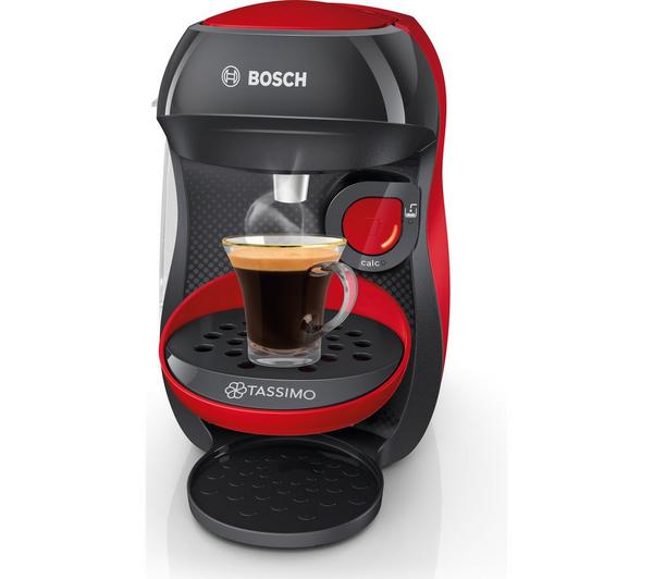 TASSIMO by Bosch Happy TAS1003GB Coffee Machine - Red image number 6