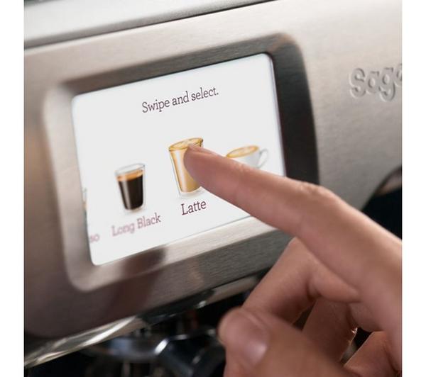 SAGE The Barista Touch Bean to Cup Coffee Machine - Stainless Steel & Chrome image number 10