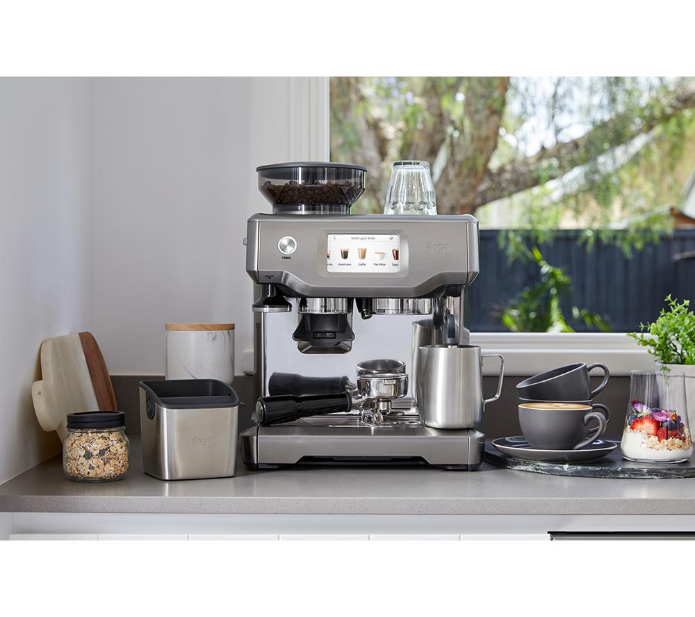 SAGE the Barista Touch SES880 Bean to Cup Coffee Machine - Stainless Steel & Chrome image number 11 of 13
