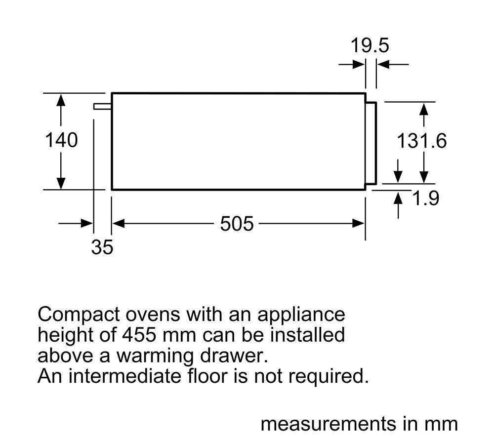 NEFF N50 N1AHA01G0B Warming Drawer - Graphite image number 6 of 6