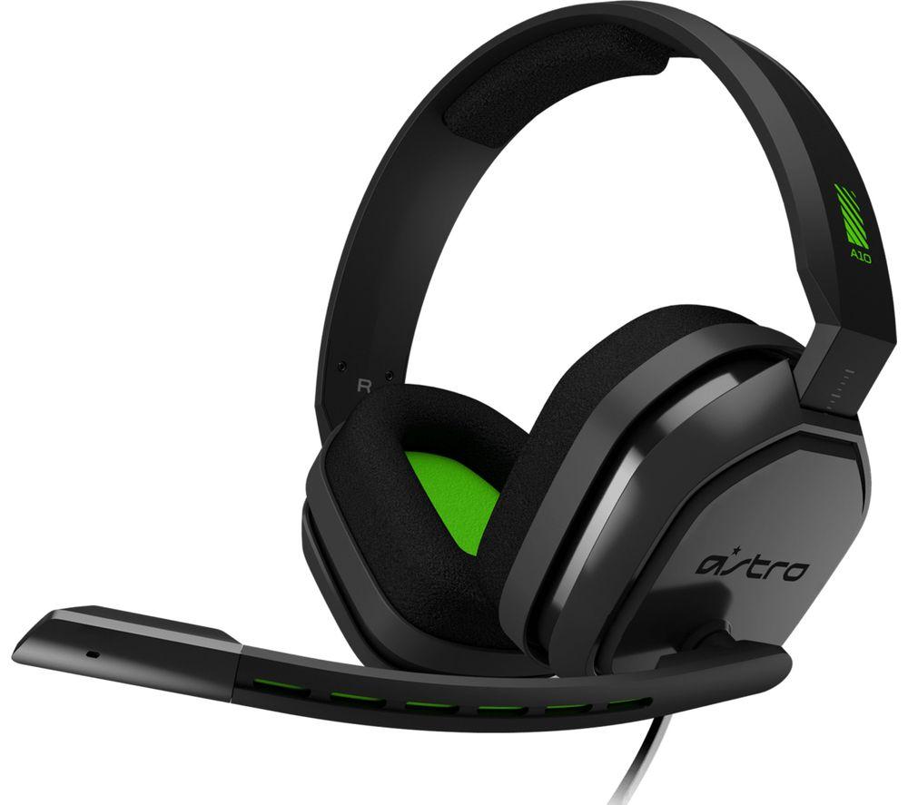 Image of ASTRO A10 Gaming Headset - Grey & Green, Green