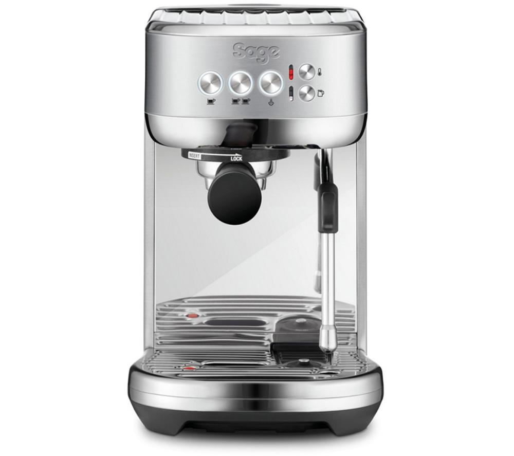 SAGE The Bambino Plus SES500BSS Coffee Machine - Stainless Steel, Stainless Steel