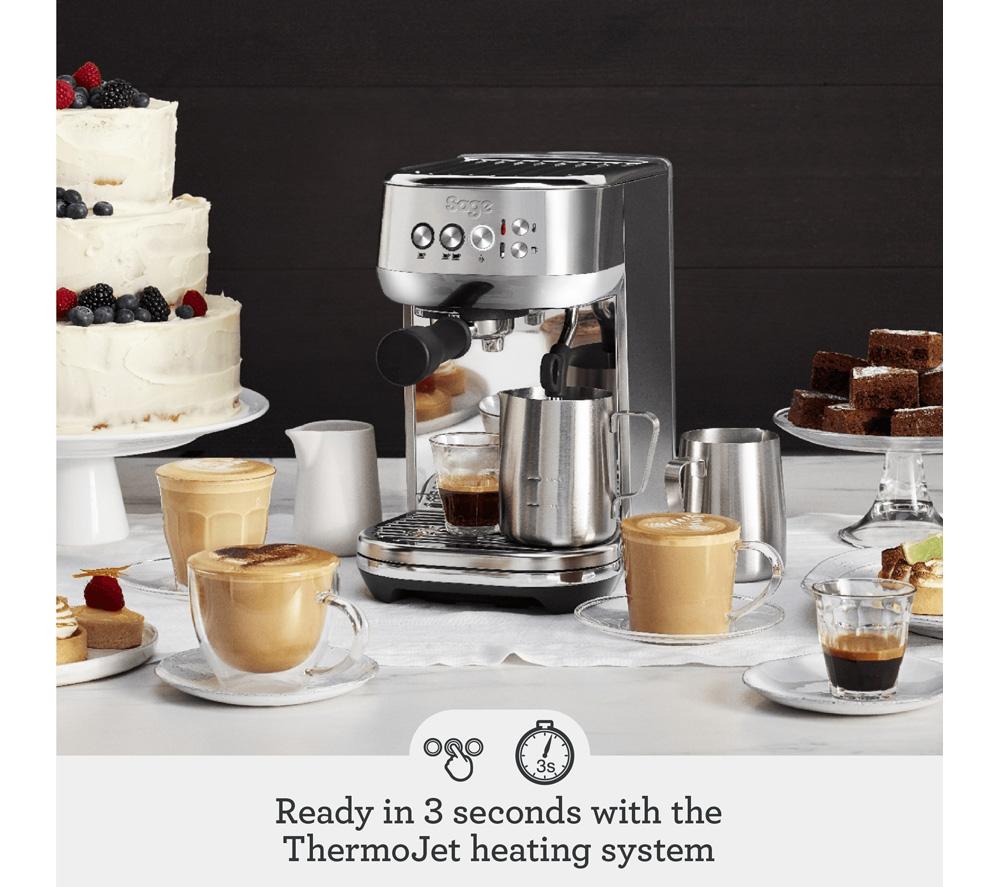 SAGE the Bambino Plus SES500 Coffee Machine - Stainless Steel image number 3 of 12