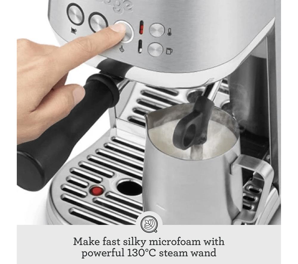 SAGE the Bambino Plus SES500 Coffee Machine - Stainless Steel image number 6 of 12