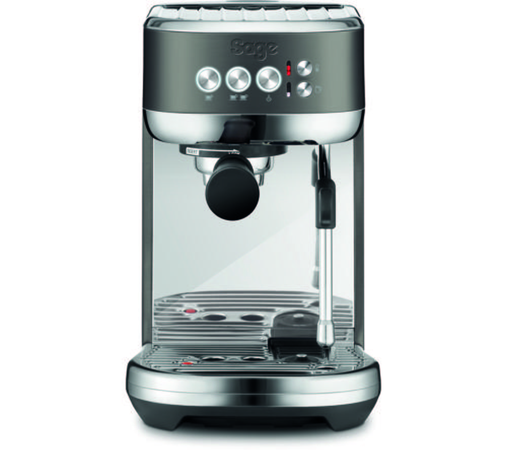 SAGE The Bambino Plus SES500BST Coffee Machine - Black Stainless Steel, Stainless Steel