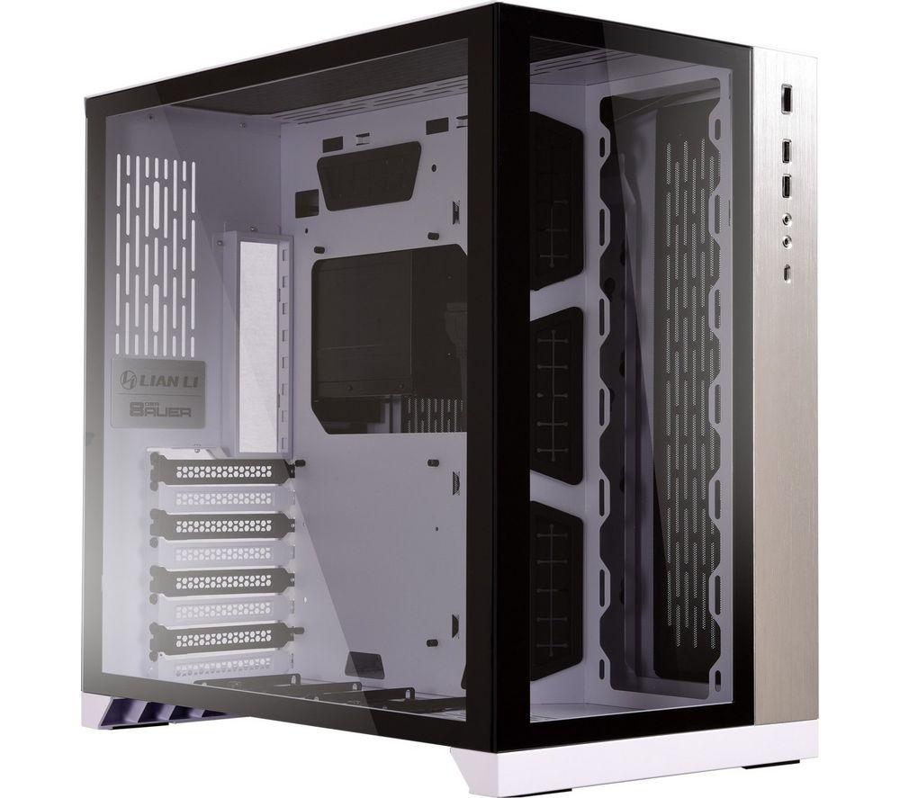 LIAN-LI PC-O11DW Dynamic Mid-Tower ATX PC Case - White, White
