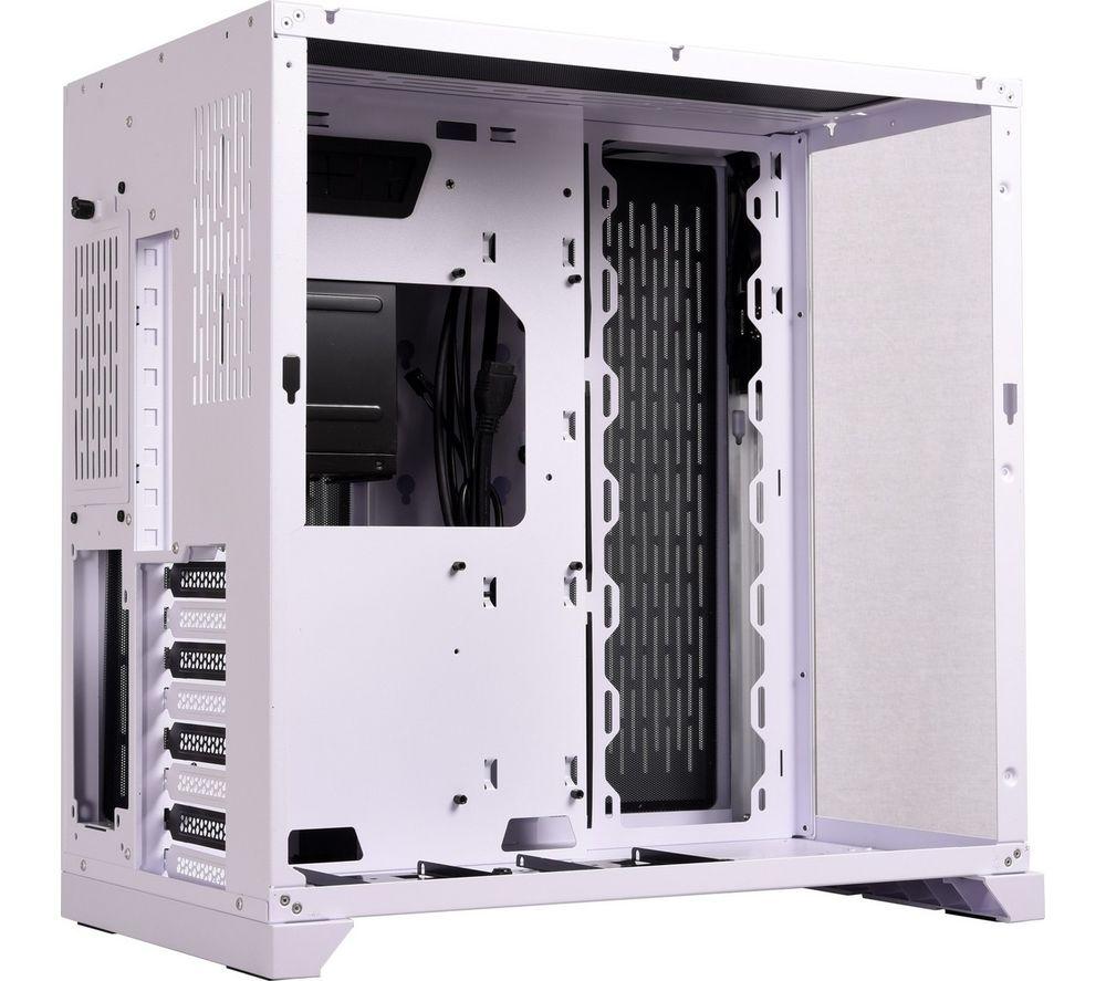 Lian Li O11 Dynamic Mini Snow White - Aluminum/Tempered Glass Mini Tower  Computer Case for ATX, Micro ATX, Mini-ITX - SFX/SFX-L Power Supply (O11D