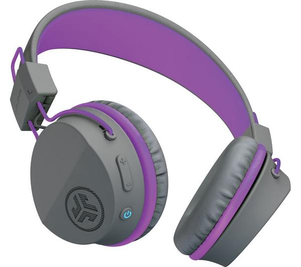 JLAB AUDIO JBuddies Studio Wireless Bluetooth Kids Headphones - Purple image number 1