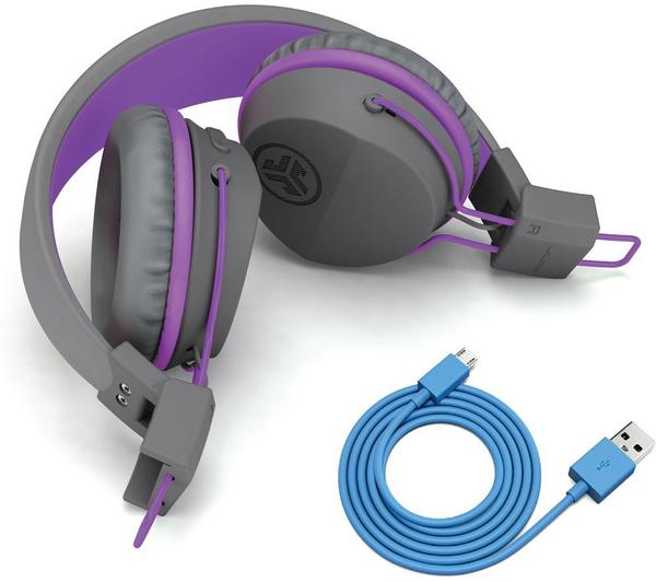 JLAB AUDIO JBuddies Studio Wireless Bluetooth Kids Headphones - Purple image number 4