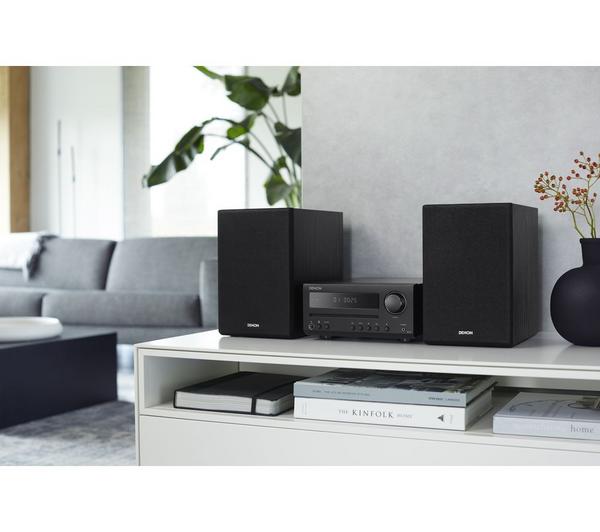 DENON DT-1 Bluetooth Traditional Hi-Fi System - Grey image number 9