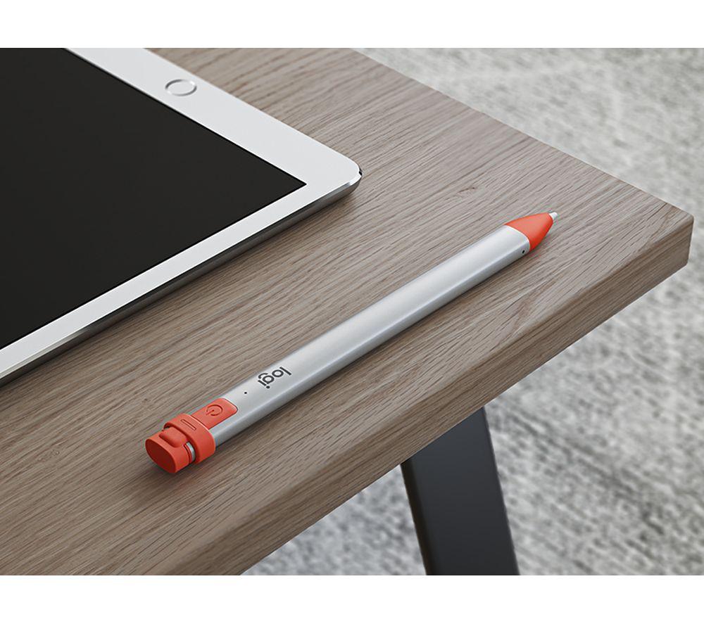 LOGITECH Crayon Digital Pencil for iPad - Silver & Orange image number 9 of 10