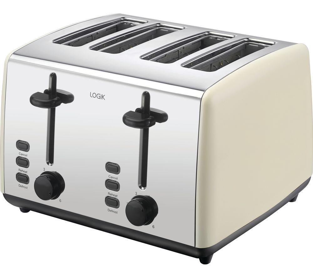 Cream 4 2024 slice toasters