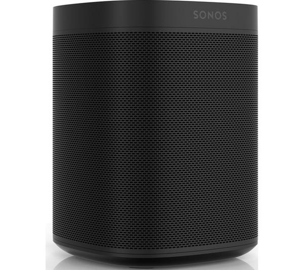 SONOS One Wireless Multi-room Speaker with Amazon Alexa & Google Assistant - Black (Gen 2) image number 0