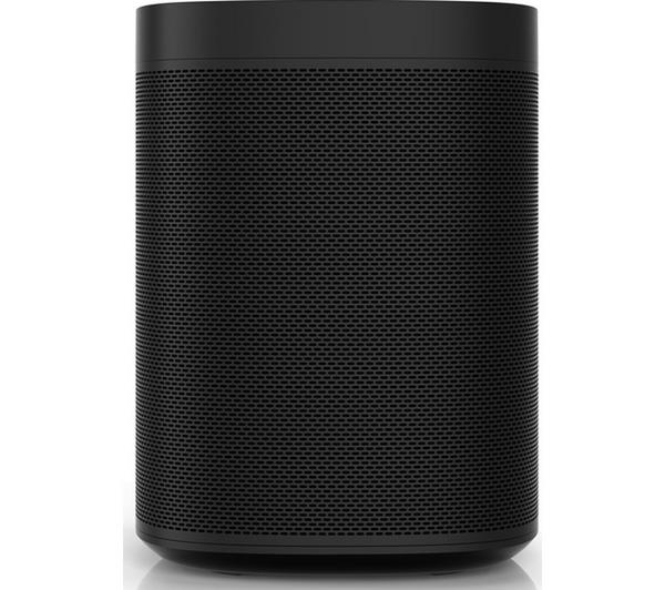 SONOS One Wireless Multi-room Speaker with Amazon Alexa & Google Assistant - Black (Gen 2) image number 1