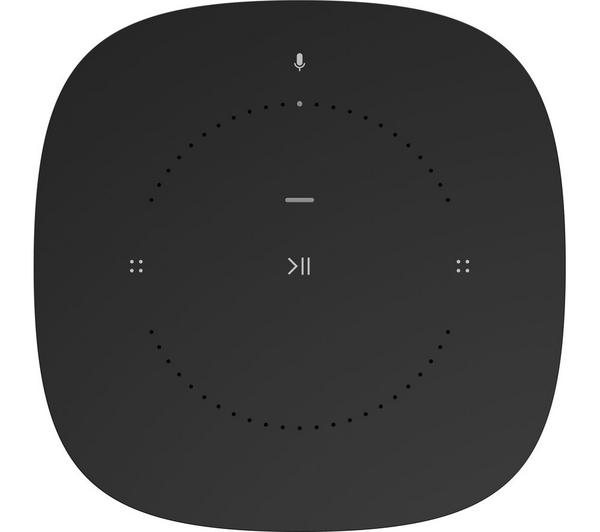SONOS One Wireless Multi-room Speaker with Amazon Alexa & Google Assistant - Black (Gen 2) image number 2