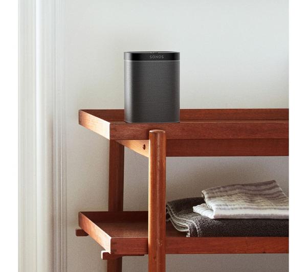 SONOS One Wireless Multi-room Speaker with Amazon Alexa & Google Assistant - Black (Gen 2) image number 5