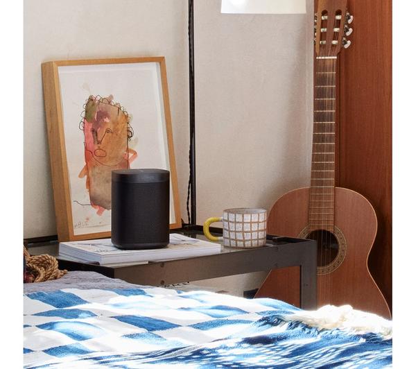 SONOS One Wireless Multi-room Speaker with Amazon Alexa & Google Assistant - Black (Gen 2) image number 6