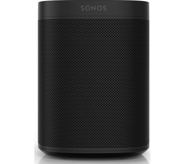 SONOS One Wireless Multi-room Speaker with Amazon Alexa & Google Assistant - Black (Gen 2) image number 9