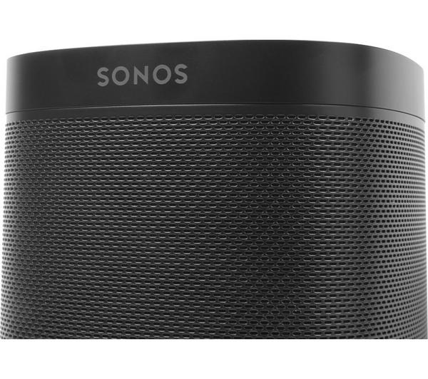 SONOS One Wireless Multi-room Speaker with Amazon Alexa & Google Assistant - Black (Gen 2) image number 12