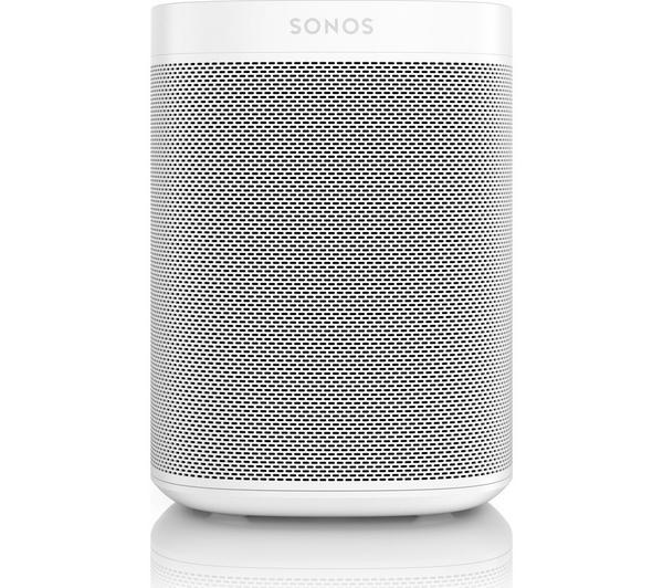 SONOS One Wireless Multi-room Speaker with Amazon Alexa & Google Assistant - White (Gen 2) image number 1