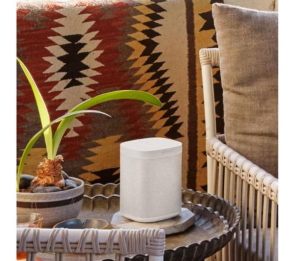 SONOS One Wireless Multi-room Speaker with Amazon Alexa & Google Assistant - White (Gen 2) image number 6