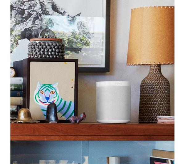 SONOS One Wireless Multi-room Speaker with Amazon Alexa & Google Assistant - White (Gen 2) image number 7