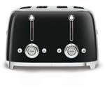 SMEG 50's Retro Style TSF03BLUK 4-Slice Toaster - Black