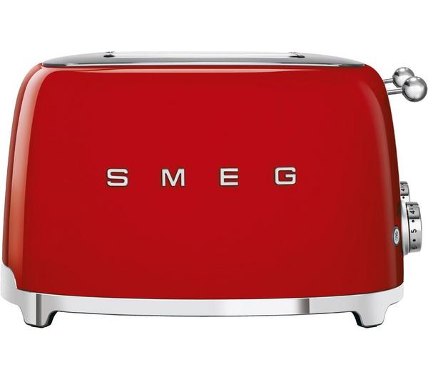 SMEG 50's Retro Style TSF03RDUK 4-Slice Toaster - Red image number 2