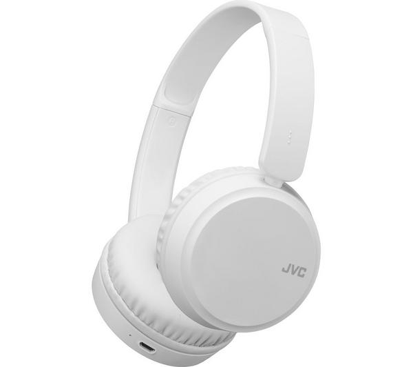 JVC HA-S35BT-W-U Wireless Bluetooth Headphones - White image number 0