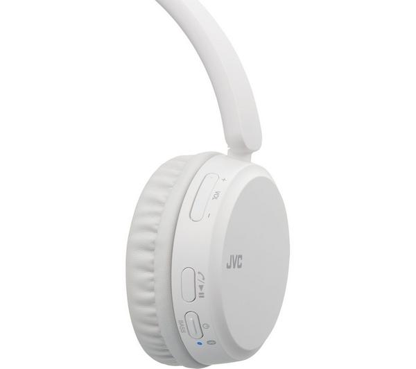 JVC HA-S35BT-W-U Wireless Bluetooth Headphones - White image number 3