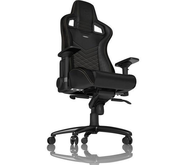 NOBLECHAIRS Epic Gaming Chair - Black & Gold image number 1