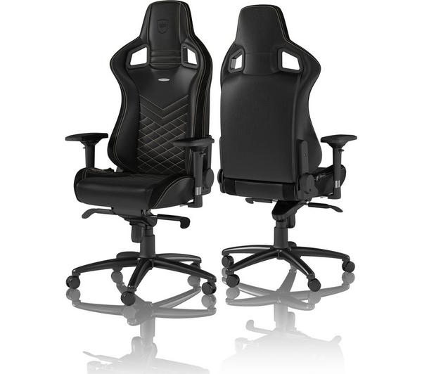 NOBLECHAIRS Epic Gaming Chair - Black & Gold image number 4