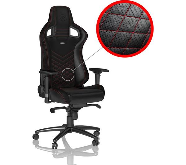 NOBLECHAIRS Epic Gaming Chair - Black & Red image number 3