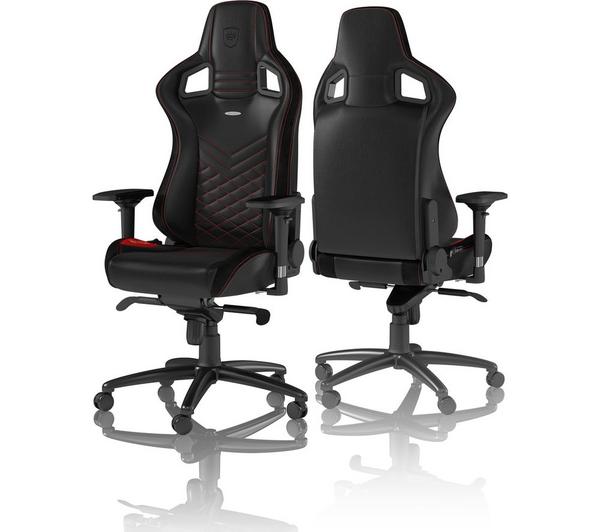 NOBLECHAIRS Epic Gaming Chair - Black & Red image number 4