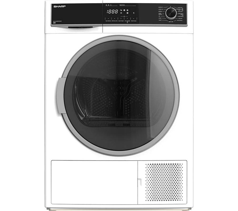 Buy SHARP KD-HHH9S7GW2-EN 9 kg Heat Pump Tumble Dryer - White | Currys | Wärmepumpentrockner