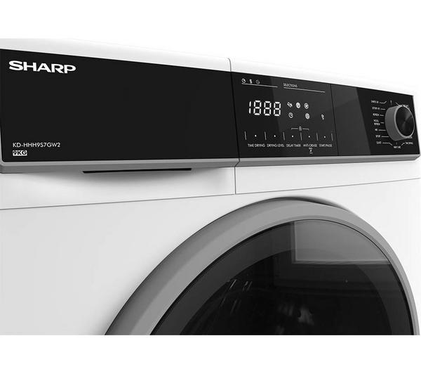 Buy SHARP KD-HHH9S7GW2-EN 9 kg Heat Pump Tumble Dryer - White | Currys