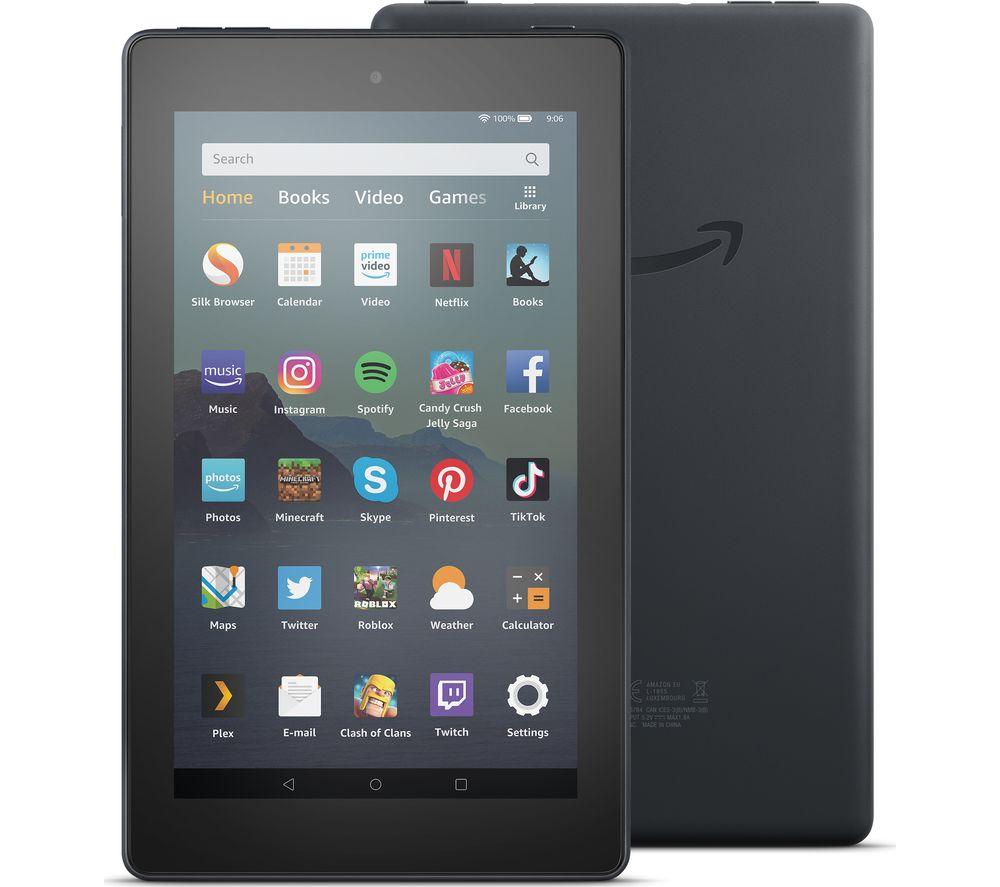 Image of AMAZON Fire 7 Tablet (2019) - 16 GB, Black, Black