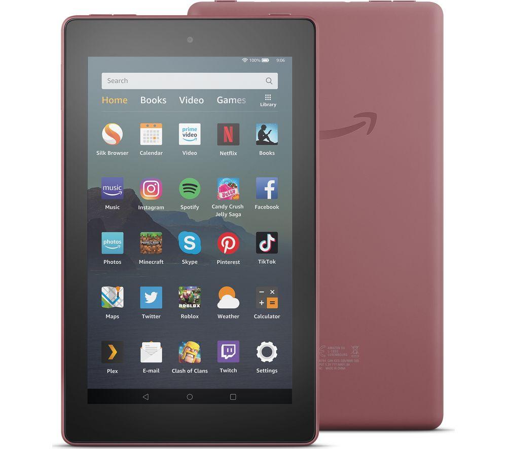 Image of AMAZON Fire 7 Tablet with Alexa (2019) - 32 GB, Plum, Red
